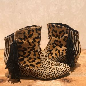 Falchi Leopard print wedge